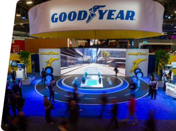 Goodyear CES Show Floor Display