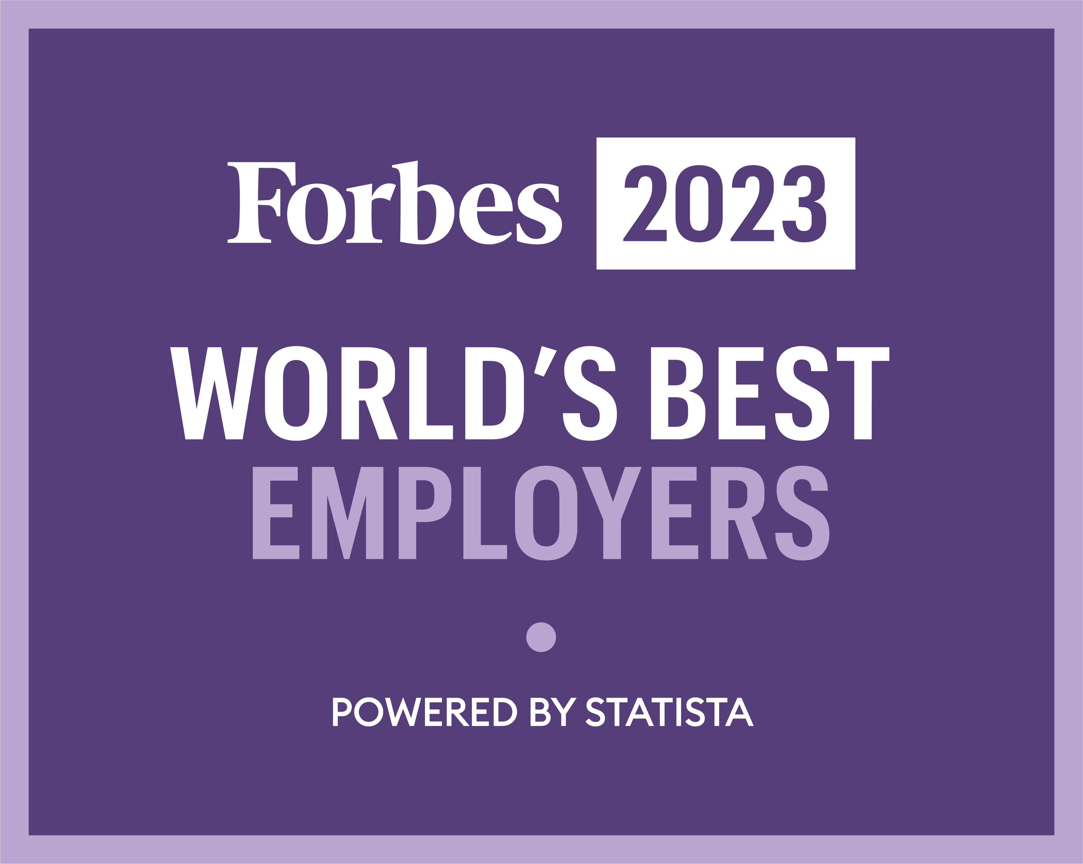 Forbes World’s Best Employers Award