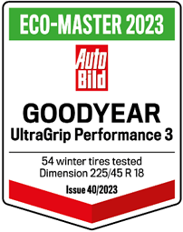 Auto Bild Eco-Master 2023/24 UltraGrip Performance 3 Award