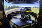 Goodyear's dynamic vehicle simulator in the Engineering Test Lab location at Goodyear's Innovation Center in Akron, OH