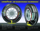 The Goodyear Tire & Rubber Company's Air Maintenance Technology (AMT) mechanism allows tires to maintain constant, optimum pressure without the use of external pumps, electronics and driver intervention.