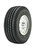 The Goodyear G296 WHA super-single waste haul tire.