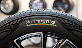 GOODYEAR UNVEILS 90% SUSTAINABLE-MATERIAL DEMONSTRATION TIRE, APPROVED FOR ROAD USE